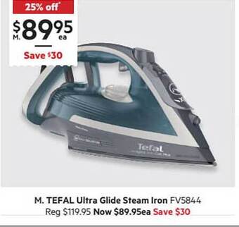 Harris Scarfe Tefal Ultra Glide Steam Iron offer
