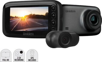 Autobarn Uniden Full HD Dual Recording GPS Dash Cam offer