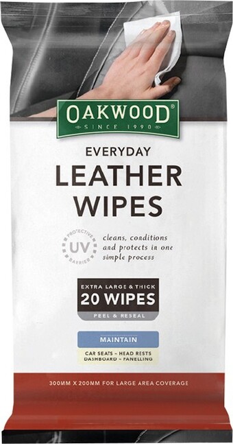 Oakwood Leather Wipes 20 Pack