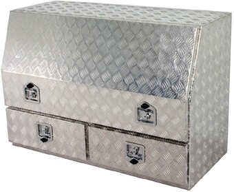 Autobarn Garage Tough 1200MM Aluminium Upright Drawer Tool Box offer
