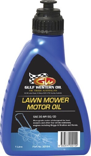 Gulf Western Lawn Mower Motor Oil SAE 30 1LT offer at Autobarn