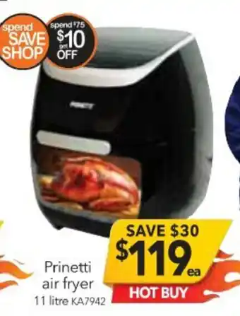 Prinetii Air Fryer 11Litre
