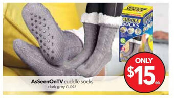 Cheap as Chips AsSeenOnTV Cuddle Socks offer