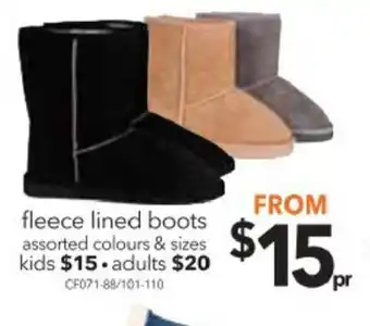 Cheap as Chips Fleece Lined Boots Size Kids offer