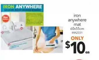 Cheap as Chips Iron Anywhere Mat 60x55cm offer