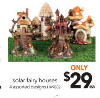 Cheap as Chips Solar Fairy Houses offer
