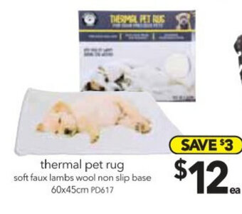 Cheap as Chips Thermal Pet Rug 60x45cm offer