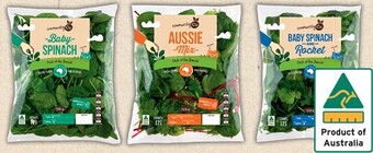 IGA Community Co Baby Spinach, Aussie Mix or Spinach & Rocket 120g offer