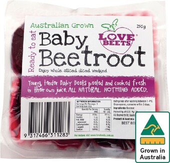 IGA Love Beets Baby Beetroot 250g Pack offer