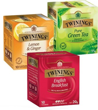IGA Twinings Tea Bags 10 Pack Selected Varieties offer