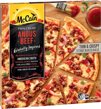 IGA McCain Ultra Thin Crust Pizza 300-350g Selected Varieties offer