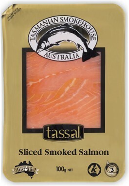 Tassal Tasmanian Smokehouse Sliced Smoked Salmon 100g
