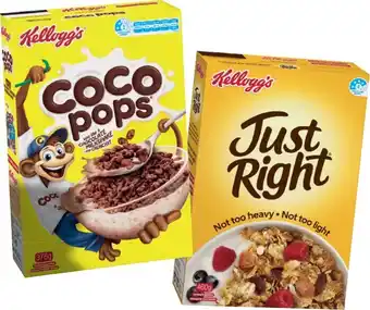 IGA Kellogg&#039;s Coco Pops, Just Right Original or Froot Loops 285-460g offer