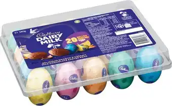Woolworths Cadbury Eggs Crate 340g Pk 20 offer