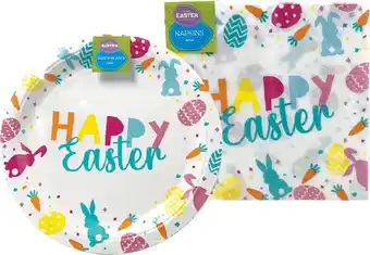 Easter Napkins Pk 16 or Easter Plates Pk 8