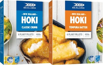 Woolworths Sealord Hoki Fillets 420-480g offer