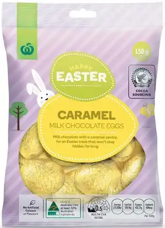 Woolworths Woolworths Caramel Eggs 150g offer