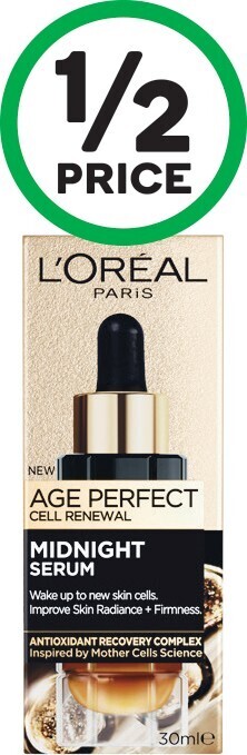 Woolworths L’Oreal Age Perfect Midnight Serum 30ml offer
