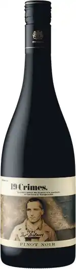 Woolworths 19 Crimes Pinot Noir 750ml offer