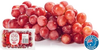 Coles Australian Specialty Red Grapes 500g Pack offer