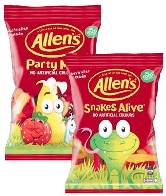 Coles Allen’s Medium Bags 150g-200g offer