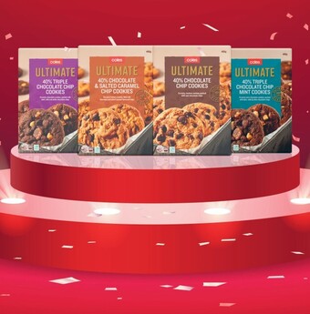 Coles Coles Ultimate 40% Chocolate Chip Cookies 400g offer