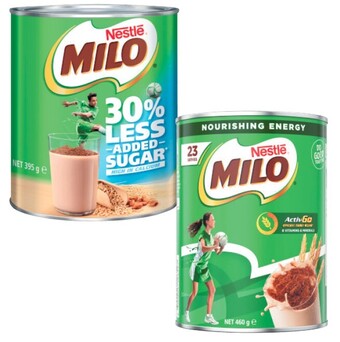 Coles Nestlé Milo 395g-460g offer