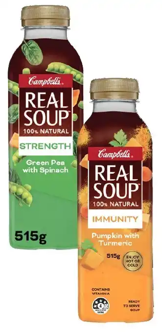 Coles Campbell's Real Soup 515g offer
