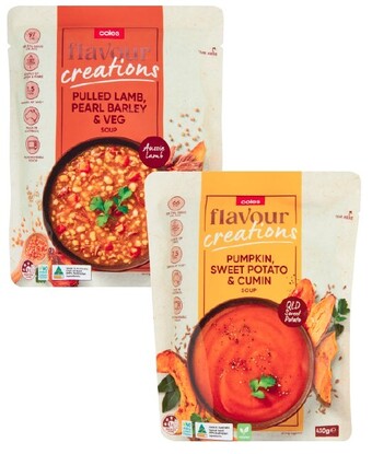 Coles Coles Flavour Creations Soup 430g offer