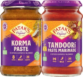 Coles Patak’s Curry Paste 283g-312g offer