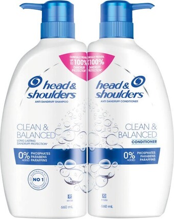 Coles Head & Shoulders Shampoo or Conditioner 660mL offer