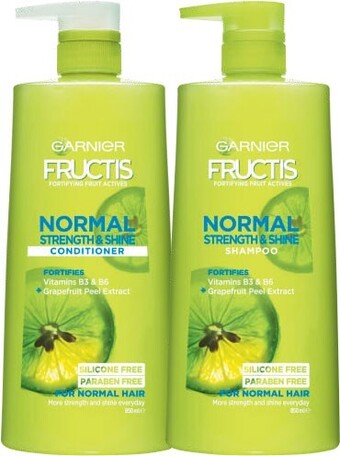 Coles Garnier Fructis Shampoo or Conditioner 850mL offer