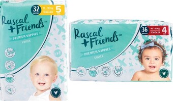 Coles Rascal + Friends Bulk Nappies 30 Pack-54 Pack offer