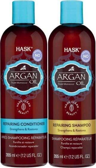 Coles Hask Shampoo or Conditioner 355mL offer