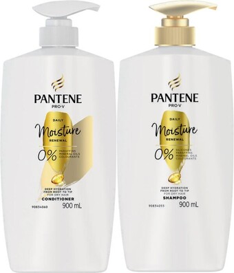 Coles Pantene Shampoo or Conditioner 900mL offer