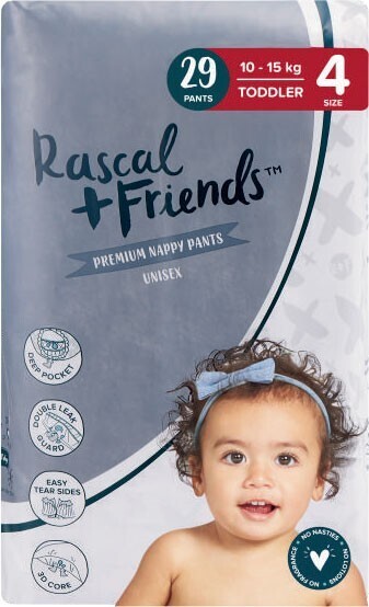 Coles Rascal + Friends Bulk Nappy Pants 24 Pack-29 Pack offer