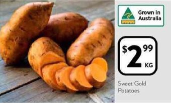 Foodworks Sweet Gold Potatoes offer