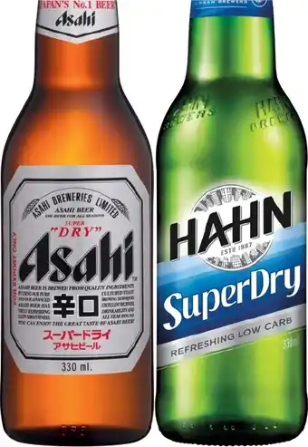 IGA Asahi Super Dry or Hahn Super Dry 24 Pack offer