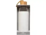 Otto Brights Glass Drink Bottle 600mL White