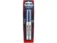 Officeworks Artline 210 Fineliner 0.6mm Blue 2 Pack offer