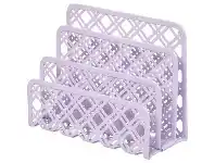 Otto Diamond Metal 3 Tier Letter File Lilac
