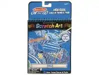 Melissa and Doug Melissa & Doug On the Go Scratch Art Book Vehicle