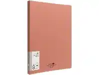 Officeworks Aqua Drops A4 Display Book 40 Pocket Pale Pink offer