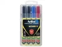 Officeworks Artline 70 Permanent Markers Assorted 4 Pack offer