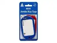 Officeworks Kevron Jumbo Key Tags Assorted 2 Pack offer