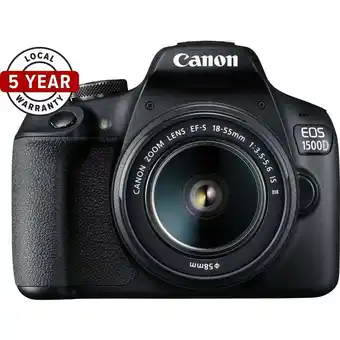 JB Hi-Fi Canon EOS 1500D DSLR Camera with 18-55mm Lens offer