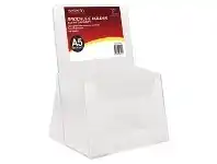 Officeworks Deflect-O deflecto Extra Capacity A5 Portrait Brochure Holder offer