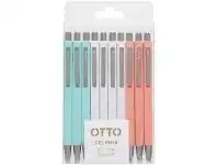 Officeworks Otto Brights Gel Pens 10 Pack Assorted offer