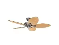 LivingStyles Hunter Outdoor Elements II Raw Aluminium Outdoor Ceiling Fan with Nature Palm / Natural Wicker Switch Blades offer
