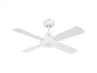 LivingStyles Swift Timber Ceiling Fan, 90cm/36", White offer